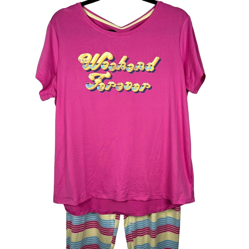 Secret Treasures Pajama Set Weekend Forever Sleepwear‎ Loungewear M